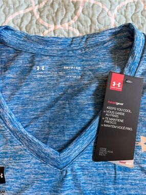 Under Armour Heathered Sky Blue Sports tee